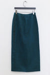 SWAYING/KNIT fragrant cloud yarn skirt SW24SS3B44 sapphire blue